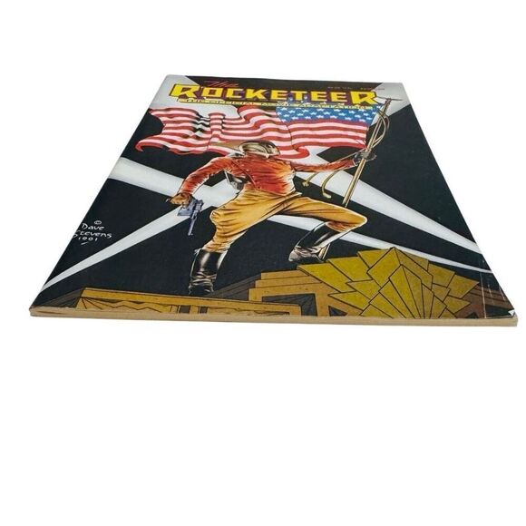 THE ROCKETEER Official Official Movie Adaptation #1 1991 Disney Dave Stevens VF+ - Picture 3 of 4